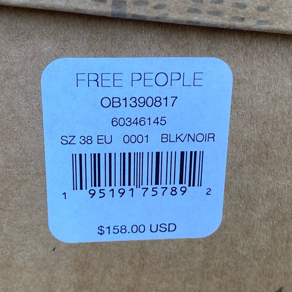 Free People new Delaney Fisherman Platform Sandals. Black Sz 38 - Picture 8 of 11